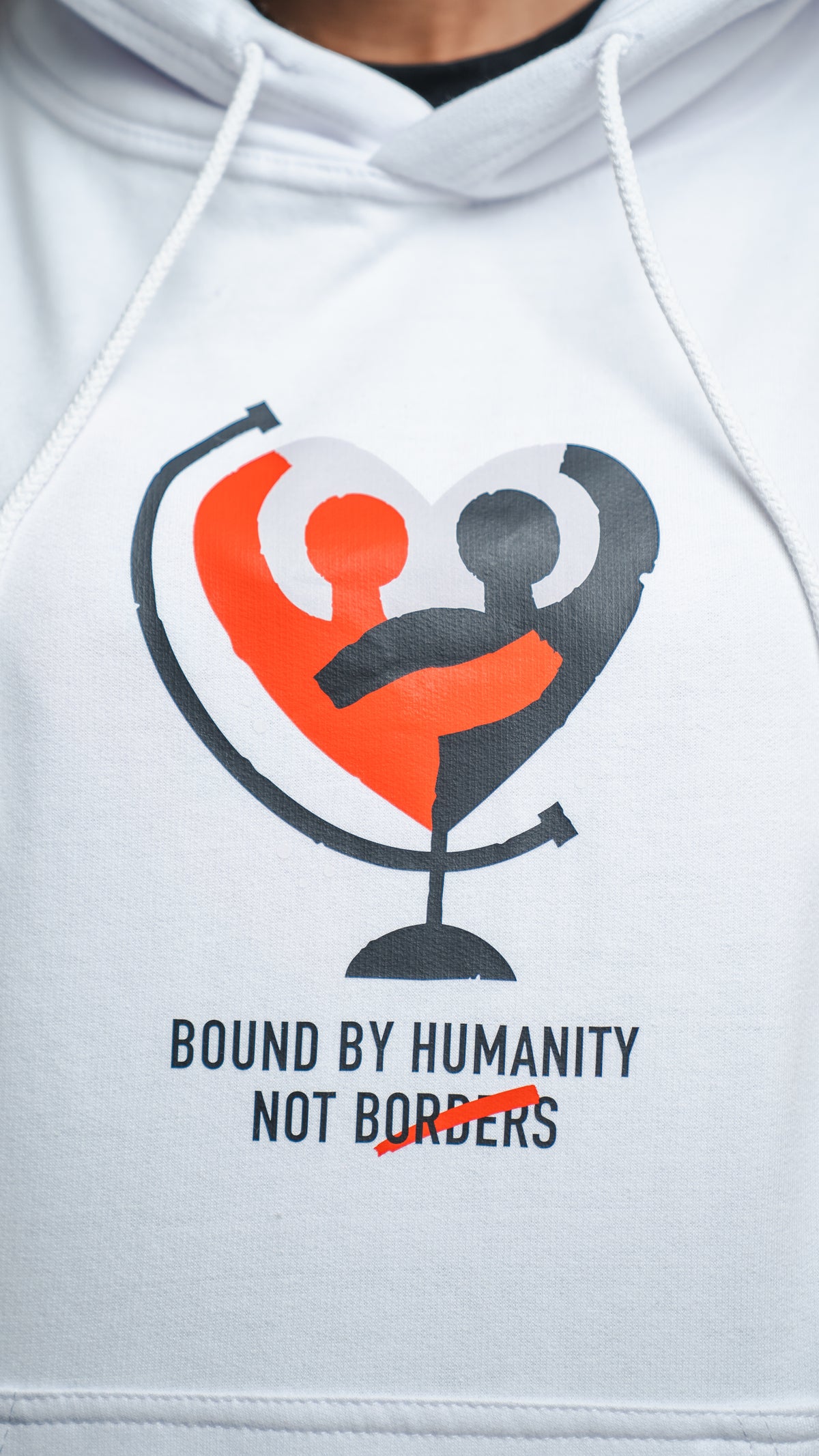 Bound by Humanity, Not Borders – Hoodie
