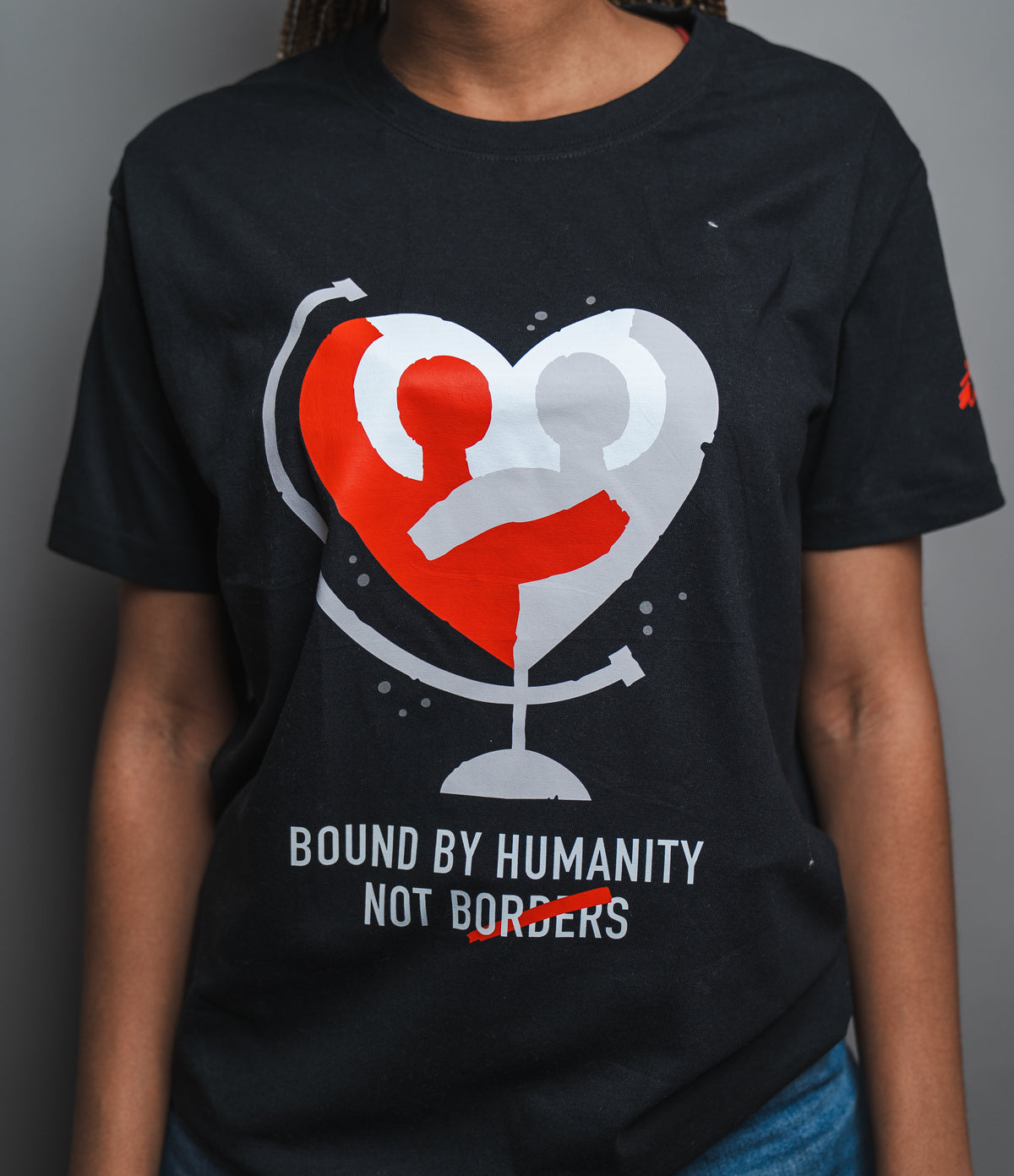 Bound by Humanity, Not Borders – T-Shirt