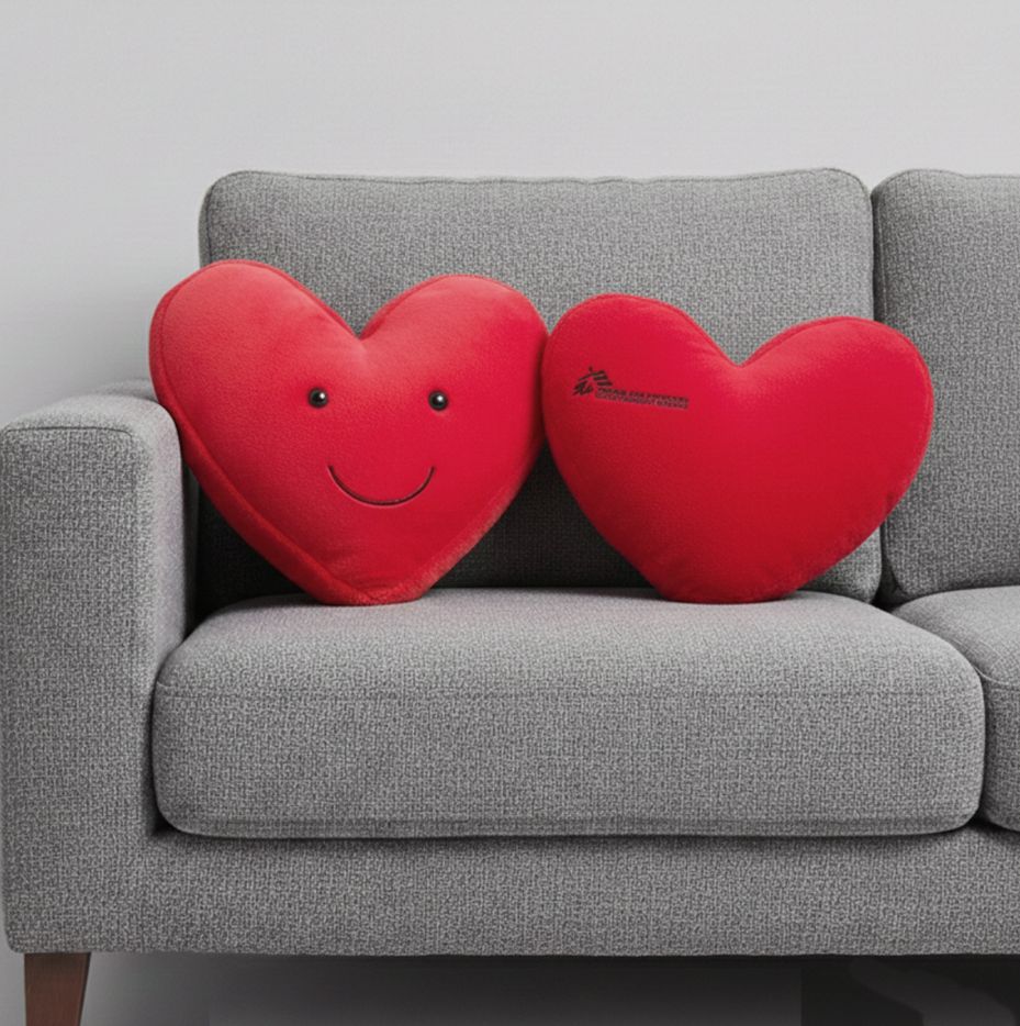 Keep a Heart Beating Pillow