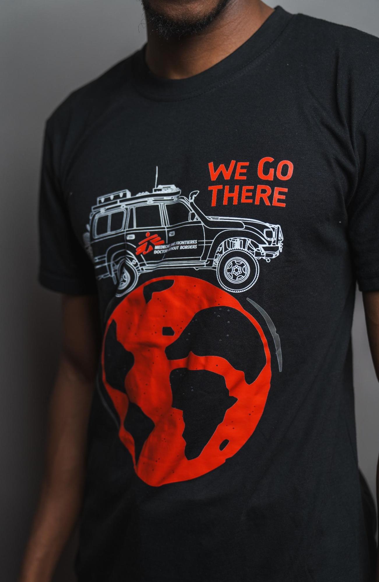 MSF Land Cruiser – “We Go There” T-Shirt