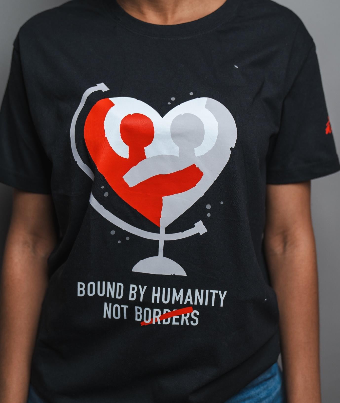 Bound by Humanity, Not Borders – T-Shirt