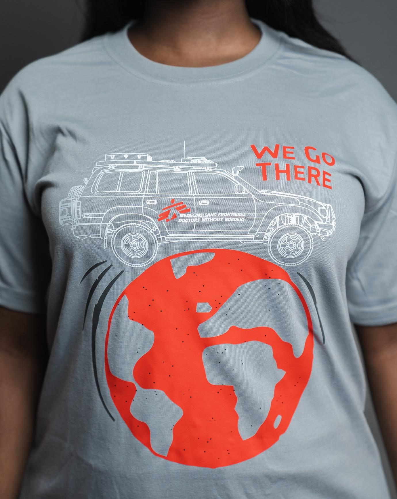 MSF Land Cruiser – “We Go There” T-Shirt