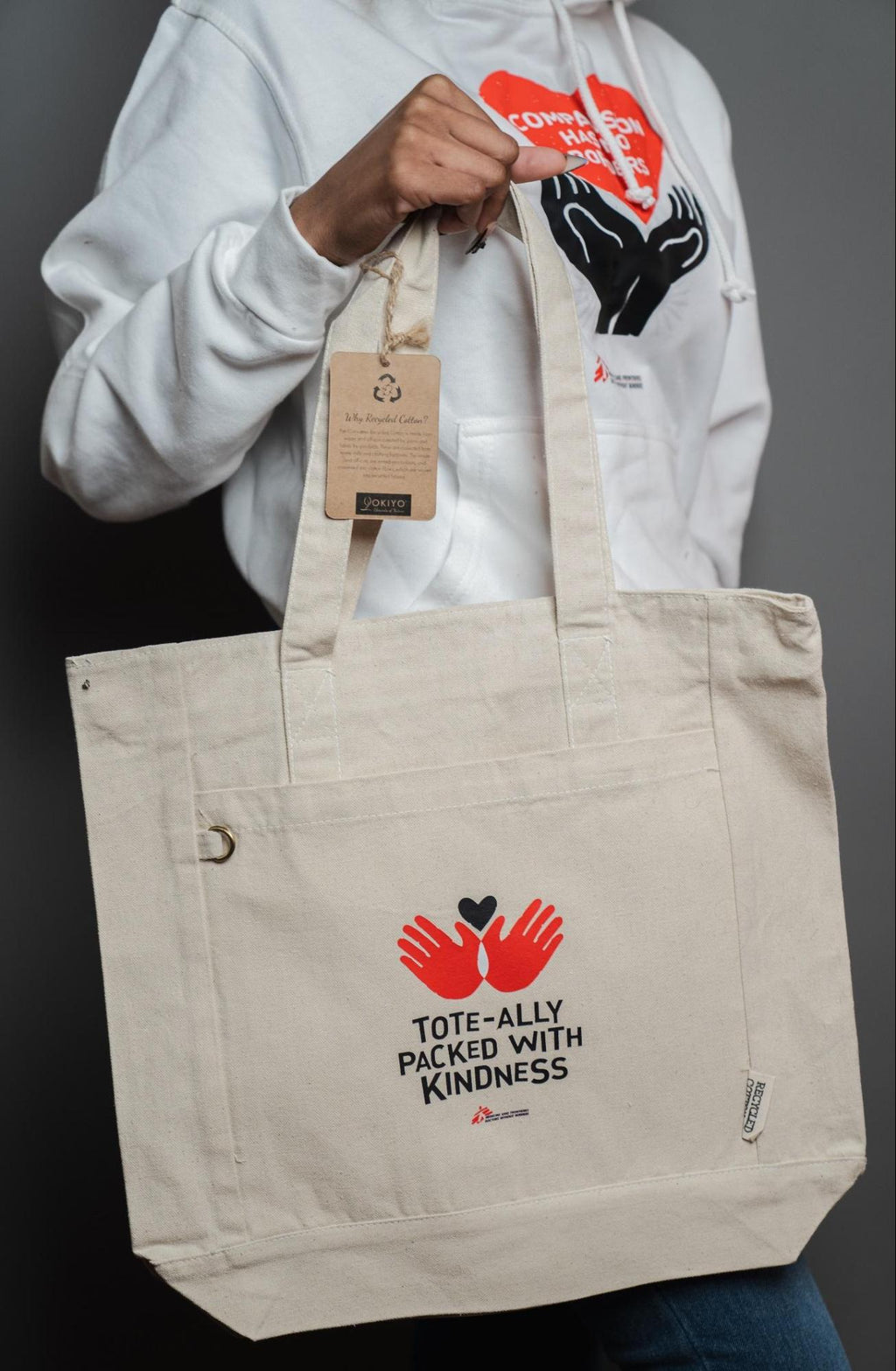 Okiyo Tote Bag – “Tote-Tally Packed with Kindness” Collection